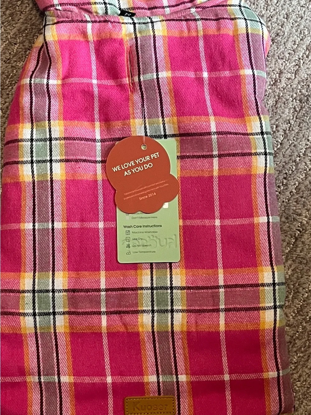 Kuoser Waterproof Dog Coat, Reversible Dog Jacket For Medium Dogs. 2457/bb12-1